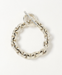 アクセサリー LAVER 10M CABLE CHAIN ラバー LAVER 10mm Cable Chain T Bar Bracelet 1cm ケーブル