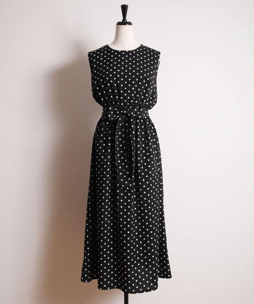 &. NOSTALGIA(アンドドットノスタルジア)の「ギンガムチェック/ドットマキシワンピース(ワンピース・レディース・ブラック/ベージュ/ブラック系その他/ホワイト系その他・FREE)」の11枚目の写真