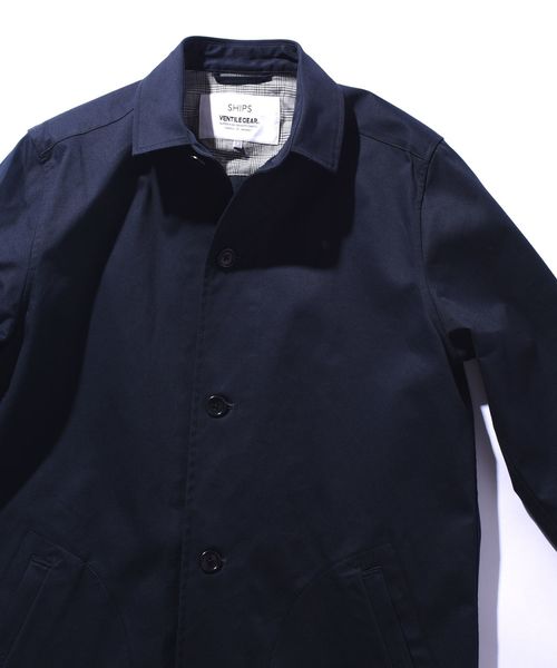 VENTILE ステンカラーコート ネイビー セール】SU: VENTILE ショップコート2（ステンカラーコート