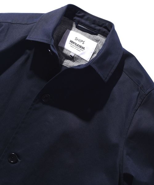 VENTILE ステンカラーコート ネイビー セール】SU: VENTILE ショップコート2（ステンカラーコート