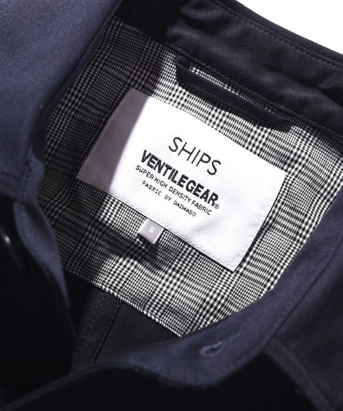 SHIPS（シップス）の「SU: VENTILE ショップコート2（ステンカラーコート・メンズ・ベージュ/ネイビー/オリーブ・LARGE/MEDIUM/SMALL/X-LARGE）」の5枚目の写真