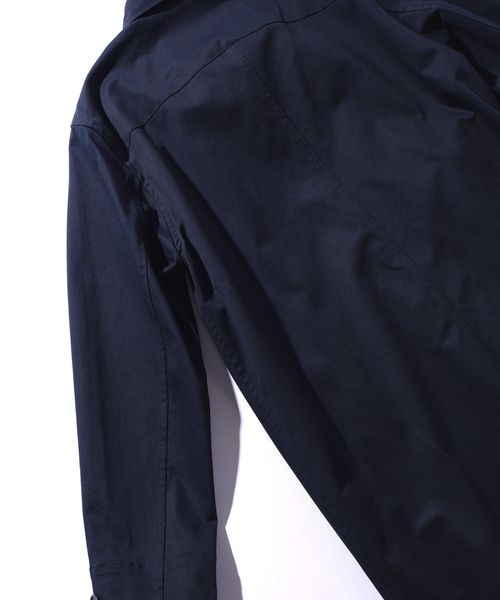 SHIPS（シップス）の「SU: VENTILE ショップコート2（ステンカラーコート・メンズ・ベージュ/ネイビー/オリーブ・LARGE/MEDIUM/SMALL/X-LARGE）」の11枚目の写真