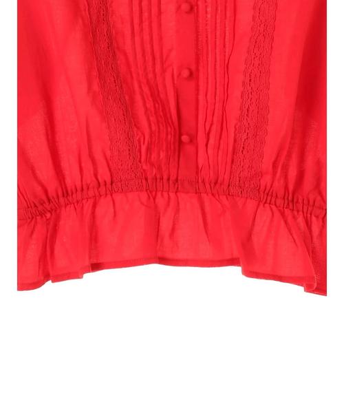 earth music&ecology（アースミュージックアンドエコロジー）の「・ピンタックレースブラウス ●（シャツ/ブラウス・レディース・オフホワイト/マスタード/ブラック/レッド・FREE）」の19枚目の写真