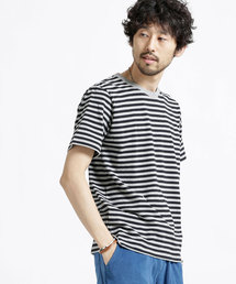 NANO universe | コットン天竺ボーダーＴシャツ(Tシャツ/カットソー)