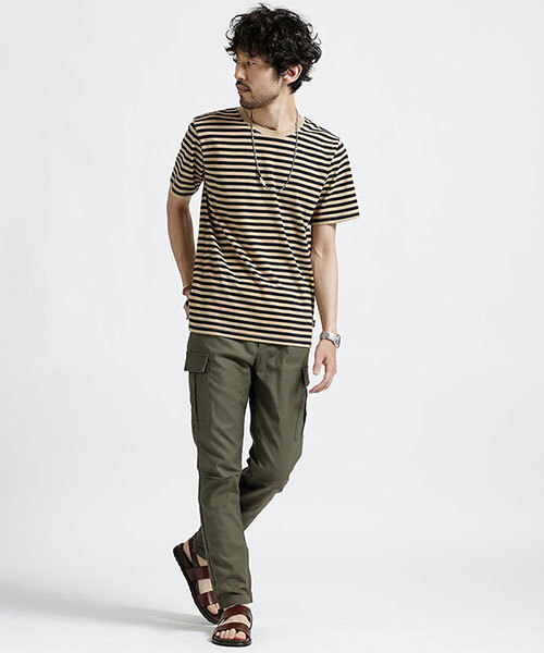 NANO universe（ナノユニバース）の「コットン天竺ボーダーＴシャツ（Tシャツ/カットソー・メンズ・その他1/その他2/その他4/その他3・SMALL/MEDIUM/LARGE/X-LARGE）」の13枚目の写真