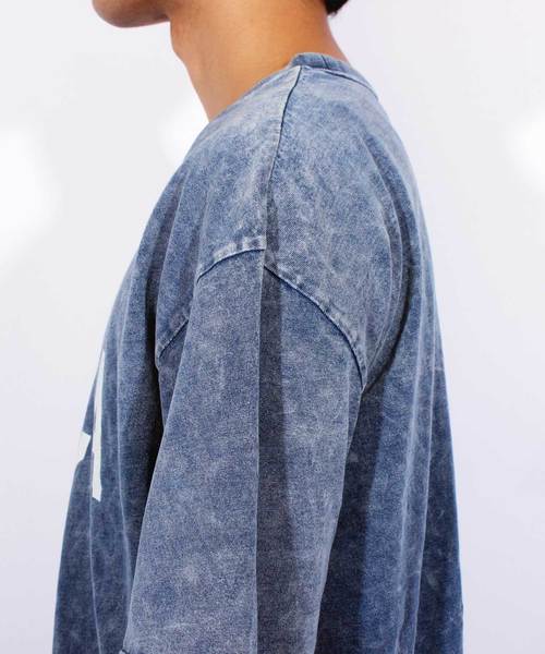 8(eight)(エイト)の「デニム 半袖Tシャツ アメカジ ビッグT(Tシャツ/カットソー・メンズ・インディゴブルー/ブルー・MEDIUM/LARGE)」の9枚目の写真