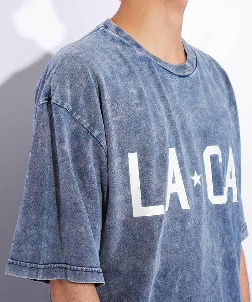 8(eight)(エイト)の「デニム 半袖Tシャツ アメカジ ビッグT(Tシャツ/カットソー・メンズ・インディゴブルー/ブルー・MEDIUM/LARGE)」の11枚目の写真