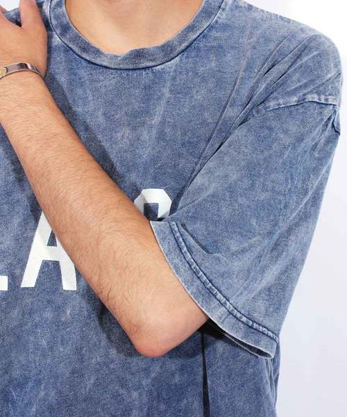 8(eight)(エイト)の「デニム 半袖Tシャツ アメカジ ビッグT(Tシャツ/カットソー・メンズ・インディゴブルー/ブルー・MEDIUM/LARGE)」の13枚目の写真