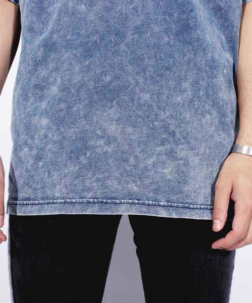 8(eight)(エイト)の「デニム 半袖Tシャツ アメカジ ビッグT(Tシャツ/カットソー・メンズ・インディゴブルー/ブルー・MEDIUM/LARGE)」の16枚目の写真