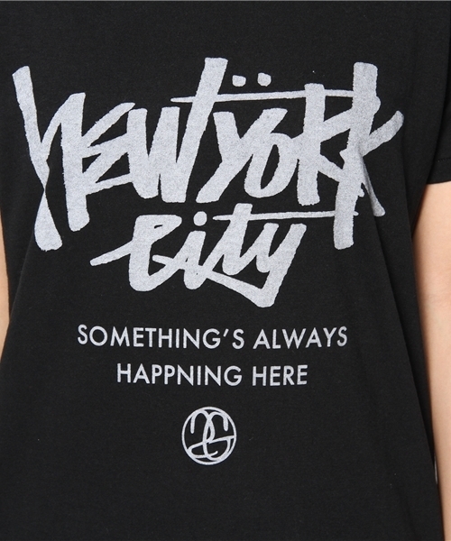 Another Edition（アナザーエディション）の「AE NEWYORK CITY T BLK（Tシャツ/カットソー・レディース・ブラック・フリー）」の7枚目の写真
