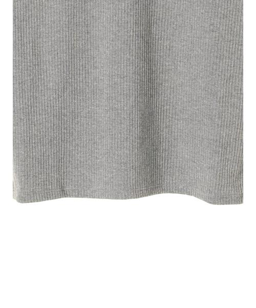 AMERICAN HOLIC(アメリカンホリック)の「・Vネックレーステレコプルオーバー(Tシャツ/カットソー・レディース・チャコールグレー/ブラック/アイボリー/杢グレー/キャメル/その他7/ブルーグリーン/ホワイト系その他4・M/L)」の22枚目の写真