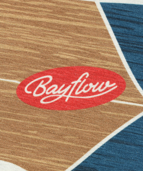 BAYFLOW ラグ BAYFLOW｜[しっかりした厚み]スマイルラウンドマット | Rakuten