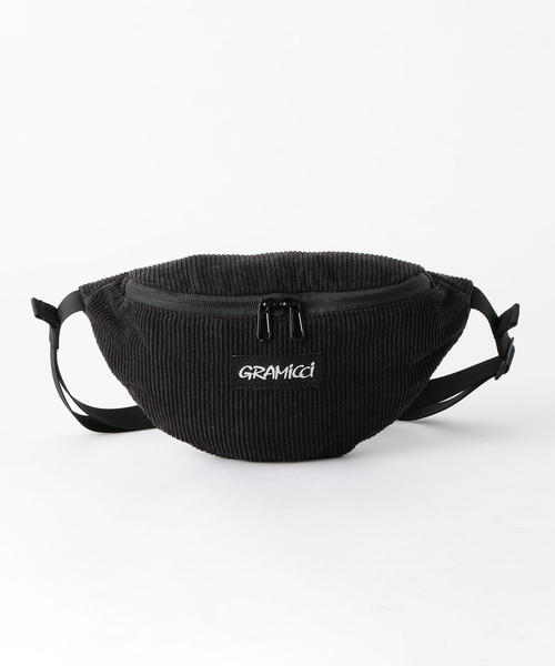 coen（コーエン）の「Gramicci(グラミチ)別注コーデュロイボディバッグ(パープル⇒WEB限定カラー)（ボディバッグ/ウエストポーチ・メンズ・グレー/パープル/ブラック/ブラウン・FREE）」の9枚目の写真