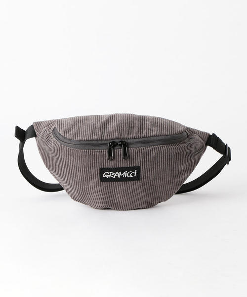 coen（コーエン）の「Gramicci(グラミチ)別注コーデュロイボディバッグ(パープル⇒WEB限定カラー)（ボディバッグ/ウエストポーチ・メンズ・グレー/パープル/ブラック/ブラウン・FREE）」の10枚目の写真