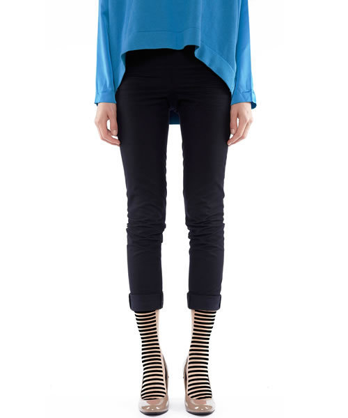 proef(プロエフ)の「【proef】Stripe socks(ソックス/靴下・レディース・ホワイト/ブラック/レッド/ターコイズブルー・ONE SIZE)」の2枚目の写真