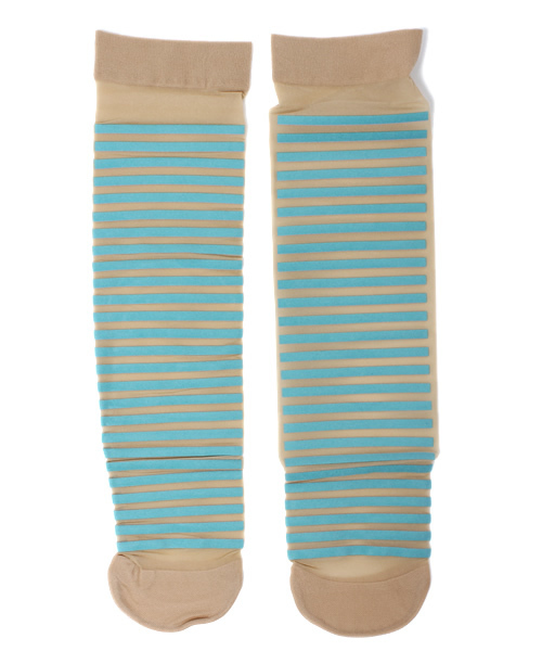 proef(プロエフ)の「【proef】Stripe socks(ソックス/靴下・レディース・ホワイト/ブラック/レッド/ターコイズブルー・ONE SIZE)」の11枚目の写真