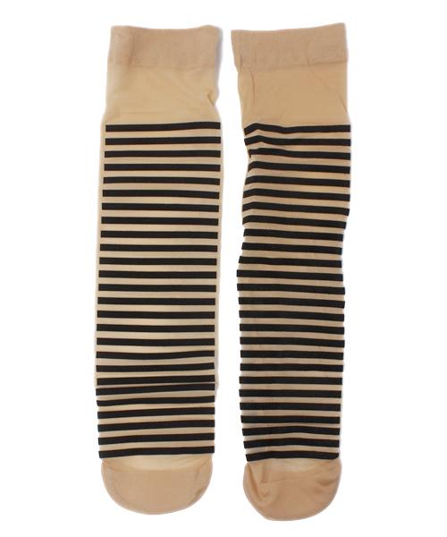 proef(プロエフ)の「【proef】Stripe socks(ソックス/靴下・レディース・ホワイト/ブラック/レッド/ターコイズブルー・ONE SIZE)」の9枚目の写真