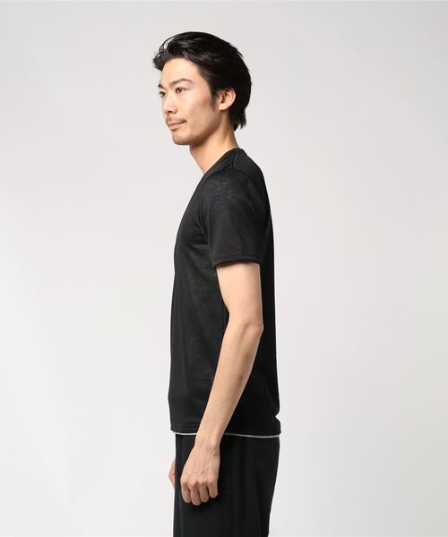 MEN'S BIGI(メンズビギ)の「アーサー天竺カットソー(Tシャツ/カットソー・メンズ・ブラック/ピンク/ターコイズブルー/イエロー/ライトグレー・LL/S/M/L)」の7枚目の写真