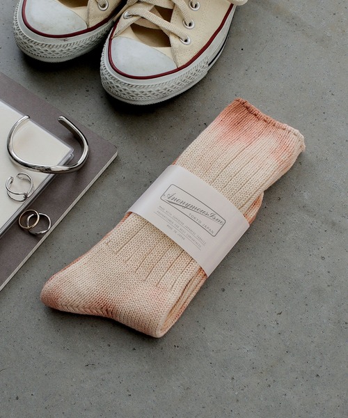 ANONYMOUSISM(アノニマスイズム)の「【AnonymousIsm】アンイーブンダイ/クルー丈ソックス/アノニマスイズム(ソックス/靴下・メンズ・ブラウン/カーキ/オレンジ/インディゴブルー/レッド/ライトブラウン/グリーン/マスタード/グレー/ブルー/レンガ/パープル/オレンジ系その他/ブルー系その他/ブラウン系/ネイビー/エンジ/モスグリーン/イエロー系その他/ゴールド・フリー(M)/25cm~27cm/MENS/25~27cm/23cm~25cm/23㎝~25㎝/25㎝~27㎝)」の18枚目の写真