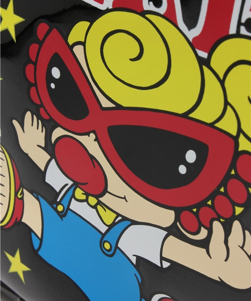 HYSTERIC MINI（ヒステリックミニ）の「Rock'n Roll Party エナメル通園BAG（ショルダーバッグ・キッズ・ブラック/マジェンタ/グリーン系その他・FREE）」の4枚目の写真