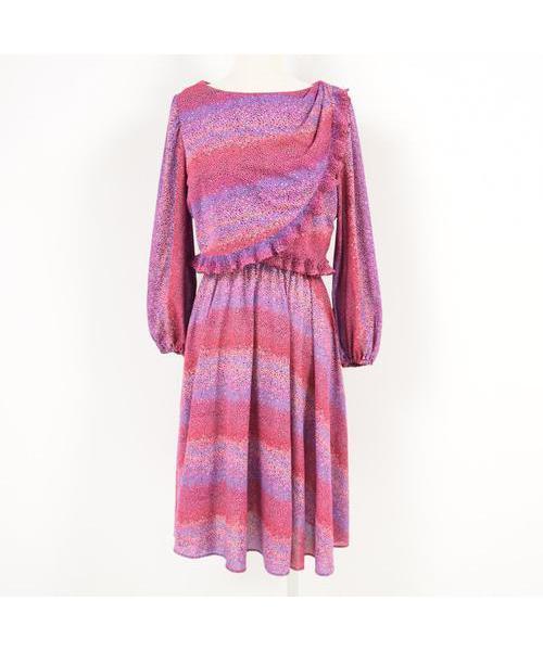 ブランド古着 長袖 フレア ワンピース ワンピース Vintage ヴィンテージ のファッション通販 Zozoused