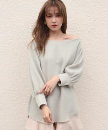 one after another NICE CLAUP | 2wayワッフルワンショルダートップス(Tシャツ/カットソー)