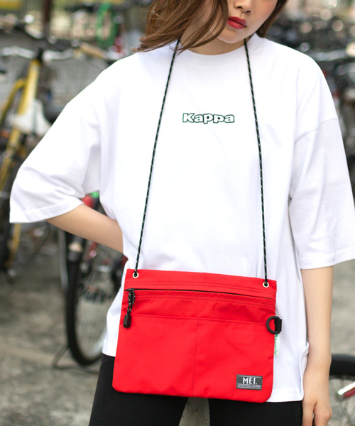 MEI(メイ)の「【MEI】SACOCHE 19 サコッシュ(ショルダーバッグ・メンズ・ホワイト/ブラック/ベージュ/パープル/ネイビー/ブラウン/グレー/レッド/ピンク/イエロー/オレンジ/ブルー/グリーン/オリーブドラブ/チャコール・FREE)」の14枚目の写真