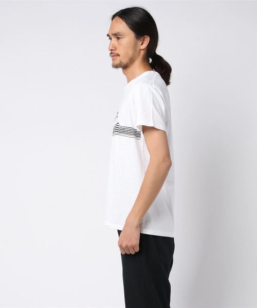 SEAGREEN（シーグリーン）の「SEAGREEN(シーグリーン)×SURFRIDER S/S 2 カットソー（Tシャツ/カットソー・メンズ・ホワイト/チャコールグレー・1/2/3）」の4枚目の写真
