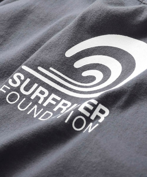 SEAGREEN（シーグリーン）の「SEAGREEN(シーグリーン)×SURFRIDER S/S 2 カットソー（Tシャツ/カットソー・メンズ・ホワイト/チャコールグレー・1/2/3）」の7枚目の写真