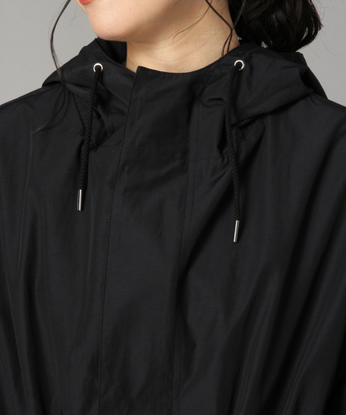 LOWRYS FARM（ローリーズファーム）の「ロングフードブルゾン　847127（マウンテンパーカー・レディース・ブラック/カーキ/アイボリー・FREE）」の8枚目の写真