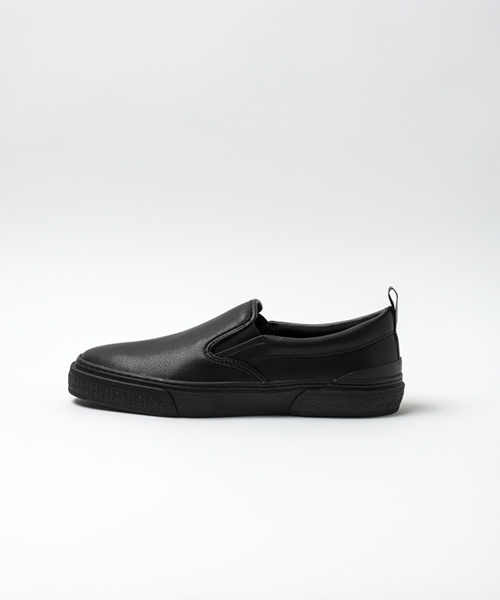 SLACK FOOTWEAR（スラックフットウェア）の「[SLACK / スラック]CALMER LX (SLIP-ON)（スニーカー・メンズ・ベージュ/ホワイト×ホワイト/ブラック×ホワイト/ブラック×ブラック/シルバー・26.5cm/27cm/27.5cm/28cm/26cm/23cm/24cm/24.5cm/23.5cm）」の21枚目の写真
