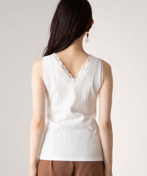 WEGO（ウィゴー）の「WEGO/2wayバックレースキャミソール（キャミソール・レディース・ブラック/ブラウン/オフホワイト・FREE）」の15枚目の写真