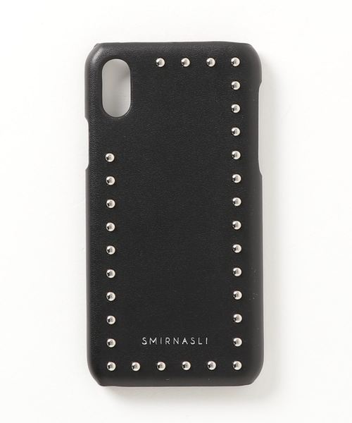 SMIR NASLI(サミールナスリ)の「Studs Mobile Case X/Xs(スマホケース/カバー・レディース・ブラック/ベージュ/ブラウン/マルチ・フリー)」の1枚目の写真