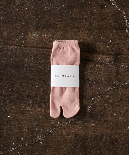 HARUSAKU（ハルサク）の「HARUSAKU:足袋 SNEAKERS SOCKS 　たびスニーカーソックス（ソックス/靴下・レディース・ブラック/オフホワイト/アイボリー/ライトアッシュグレー/ライトピンク/モカ/シルバーグレー・S/M/L）」の7枚目の写真