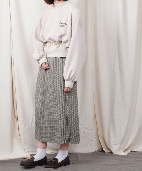 PairPair（ペアペア）の「裏起毛バックプリントスウェット（スウェット・レディース・ブラック/カーキ/ベージュ・FREE）」の8枚目の写真