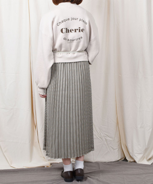 PairPair（ペアペア）の「裏起毛バックプリントスウェット（スウェット・レディース・ブラック/カーキ/ベージュ・FREE）」の9枚目の写真