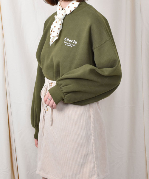 PairPair（ペアペア）の「裏起毛バックプリントスウェット（スウェット・レディース・ブラック/カーキ/ベージュ・FREE）」の17枚目の写真