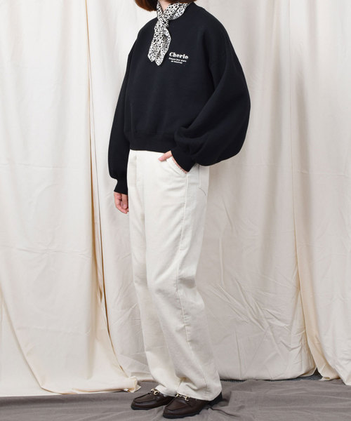 PairPair（ペアペア）の「裏起毛バックプリントスウェット（スウェット・レディース・ブラック/カーキ/ベージュ・FREE）」の20枚目の写真