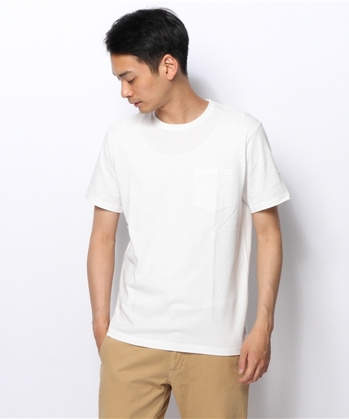 coen(コーエン)の「刺繍ポケットTシャツ(Tシャツ/カットソー・メンズ・ブラック/グレー/ネイビー/ホワイト・SMALL/X-LARGE/LARGE/MEDIUM)」の2枚目の写真