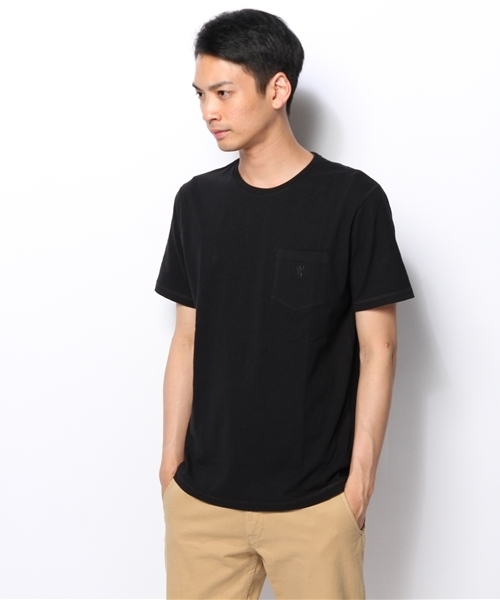 coen(コーエン)の「刺繍ポケットTシャツ(Tシャツ/カットソー・メンズ・ブラック/グレー/ネイビー/ホワイト・SMALL/X-LARGE/LARGE/MEDIUM)」の3枚目の写真