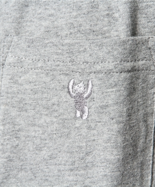 coen(コーエン)の「刺繍ポケットTシャツ(Tシャツ/カットソー・メンズ・ブラック/グレー/ネイビー/ホワイト・SMALL/X-LARGE/LARGE/MEDIUM)」の9枚目の写真