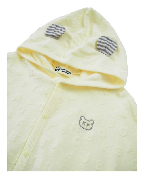 KP BOY（ケーピーボーイ）の「春夏のケープマント（ポンチョ・キッズ・ミント/クリーム・FREE）」の3枚目の写真