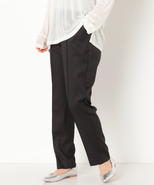 archives（アルシーヴ）の「ベルト付テーパードパンツ（その他パンツ・レディース・ベージュ/ブラック/グリーン系その他・MEDIUM）」の2枚目の写真