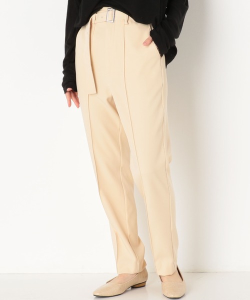 archives（アルシーヴ）の「ベルト付テーパードパンツ（その他パンツ・レディース・ベージュ/ブラック/グリーン系その他・MEDIUM）」の11枚目の写真