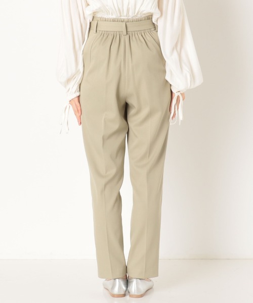 archives（アルシーヴ）の「ベルト付テーパードパンツ（その他パンツ・レディース・ベージュ/ブラック/グリーン系その他・MEDIUM）」の16枚目の写真