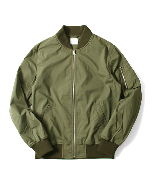 URBAN RESEARCH(アーバンリサーチ)の「UR MA-1(ミリタリージャケット・メンズ・グレー/ブラック/カーキ・LARGE/MEDIUM)」の15枚目の写真