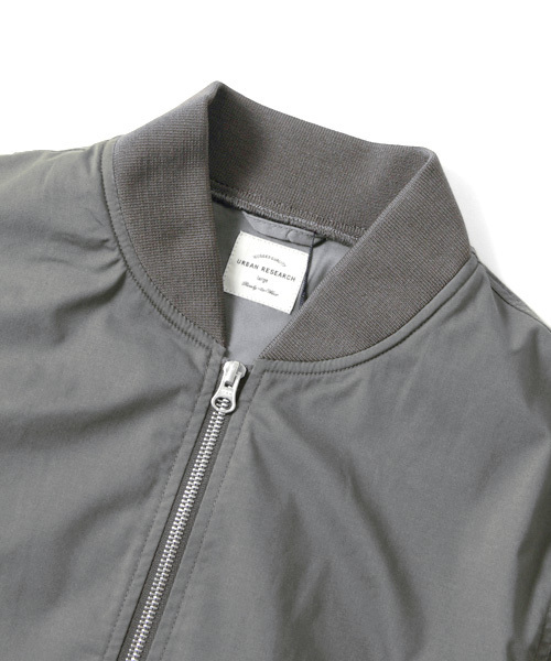 URBAN RESEARCH(アーバンリサーチ)の「UR MA-1(ミリタリージャケット・メンズ・グレー/ブラック/カーキ・LARGE/MEDIUM)」の16枚目の写真