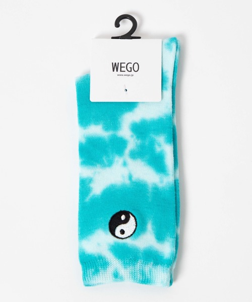 WEGO（ウィゴー）の「WEGO/ワンポイント刺繍タイダイソックス（ソックス/靴下・レディース・その他2/その他4/その他1/その他3・FREE）」の2枚目の写真