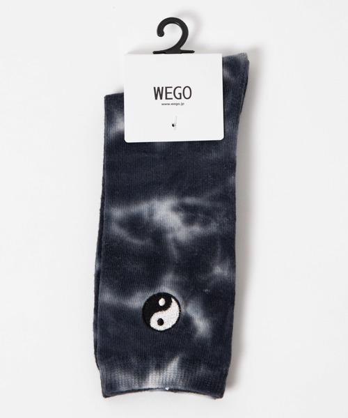 WEGO（ウィゴー）の「WEGO/ワンポイント刺繍タイダイソックス（ソックス/靴下・レディース・その他2/その他4/その他1/その他3・FREE）」の3枚目の写真