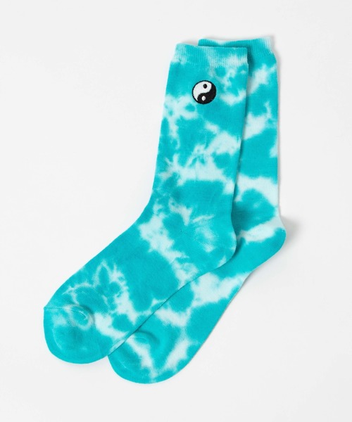 WEGO（ウィゴー）の「WEGO/ワンポイント刺繍タイダイソックス（ソックス/靴下・レディース・その他2/その他4/その他1/その他3・FREE）」の5枚目の写真